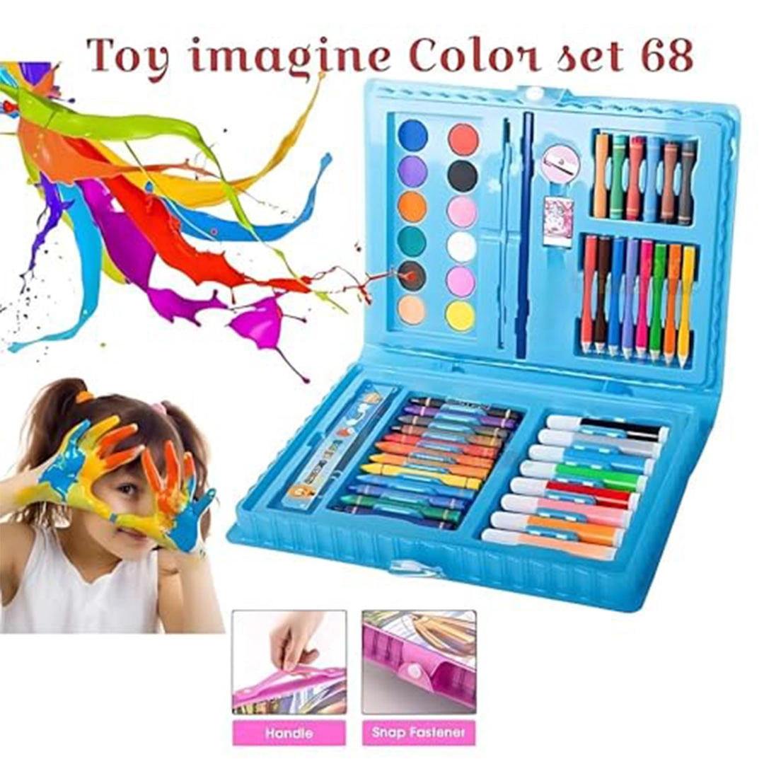 مجموعة الوان متعددة للأطفال - 42 قطعة