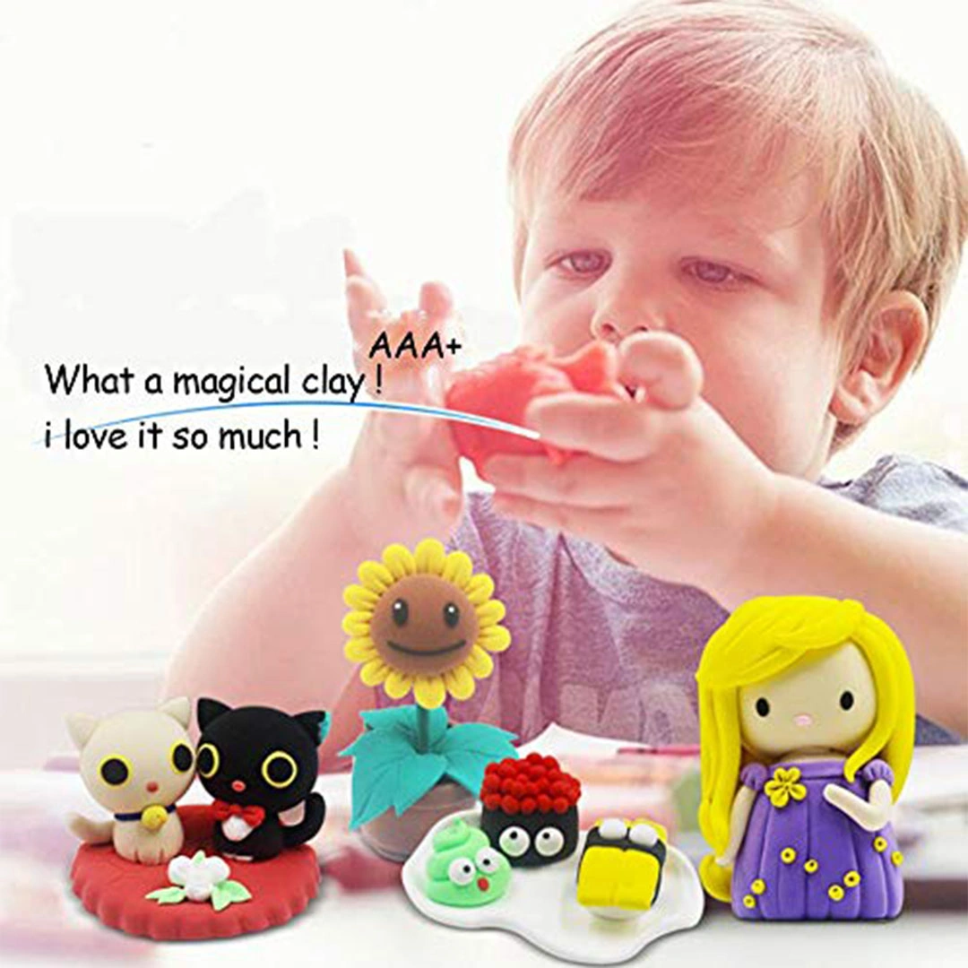 صلصال كريتوي فائق الخفة 5D - 12 لون