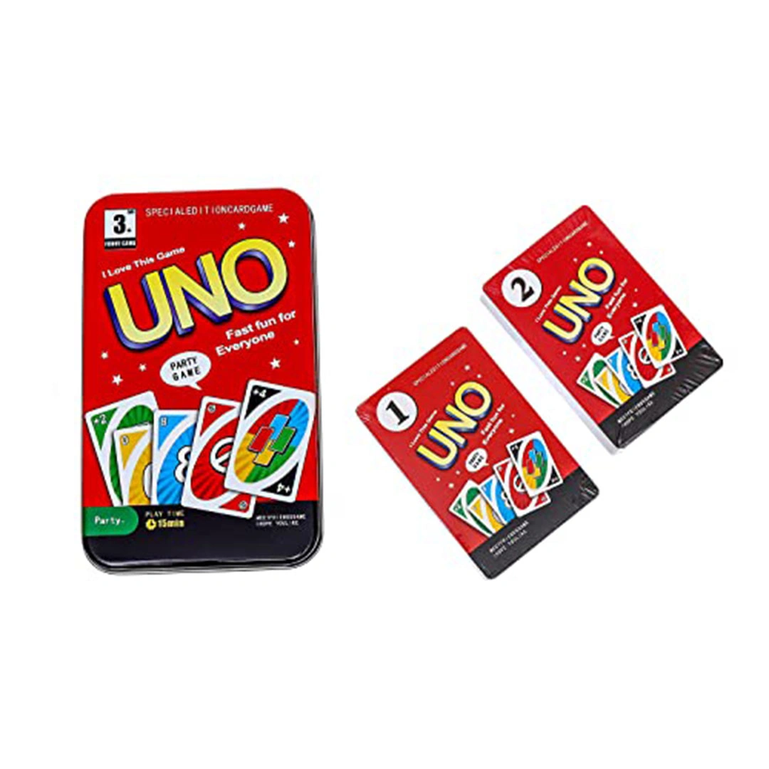 اونو لعبة بطاقات عائلية ممتعة - 108 بطاقة