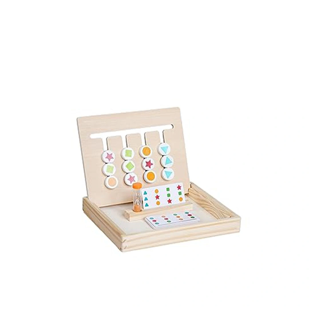 لعبة خشبية رباعية الألوان للأطفال