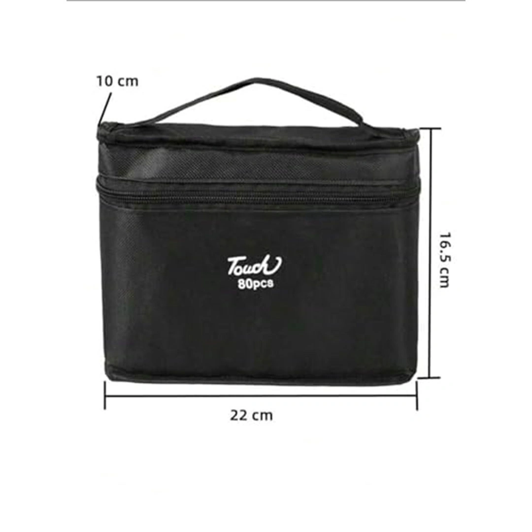 أقلام ماركر تاتش طرف مزدوج للرسم - 80 لون