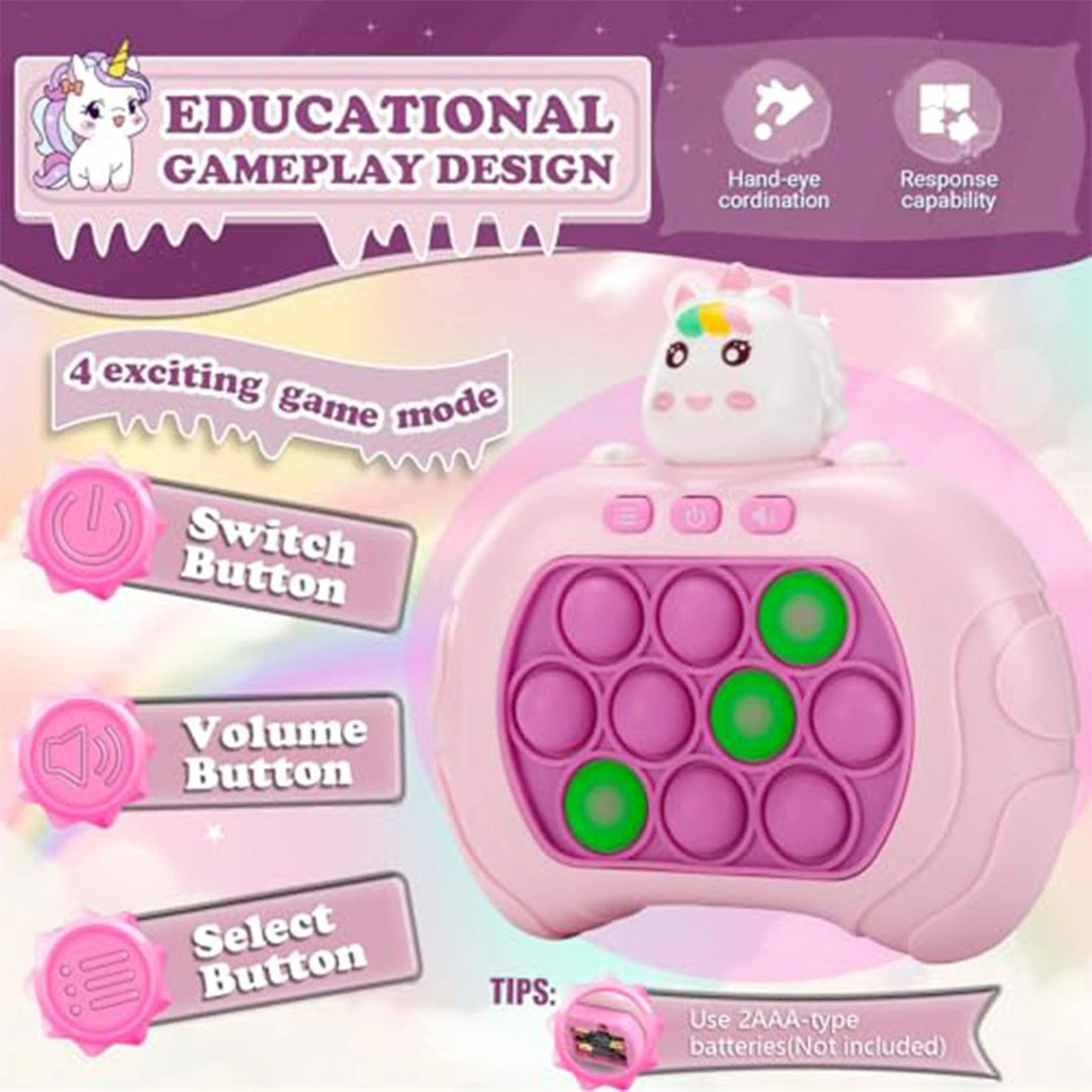 لعبة بوب ات شكل يونيكورن سريعة الاستجابة