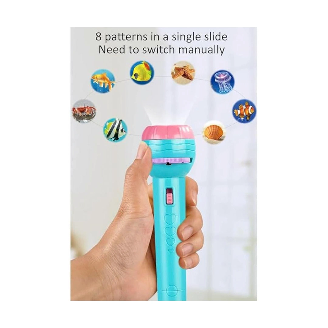 مصباح يدوي للأطفال - سماوي