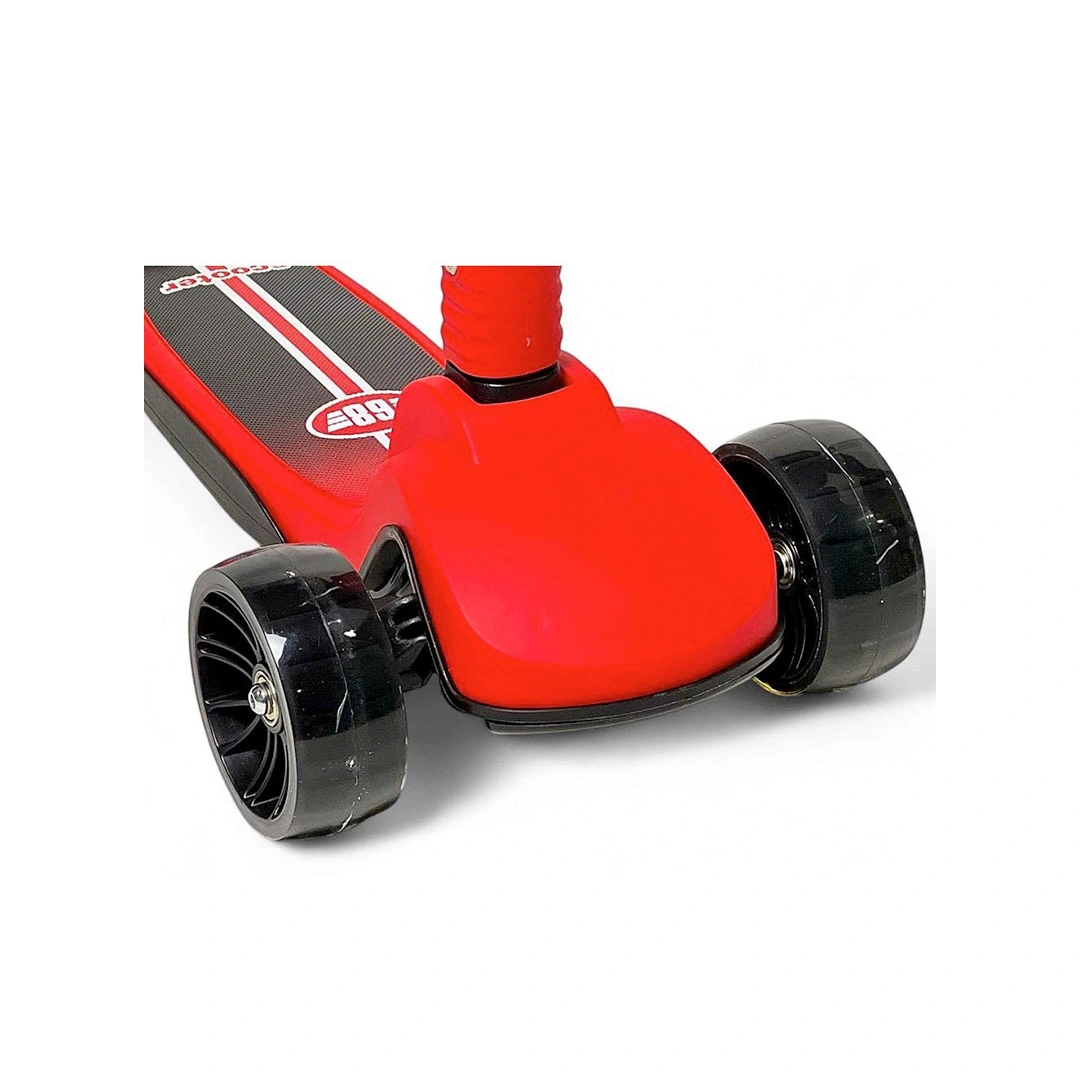 سكوتر للاطفال - 3 عجلات - أسود/أحمر