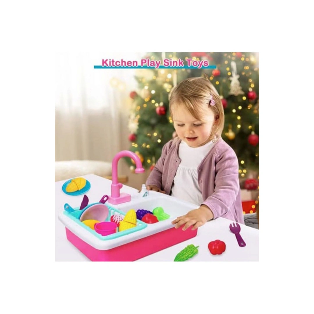 لعبة حوض المطبخ للاطفال - ألوان متنوعة