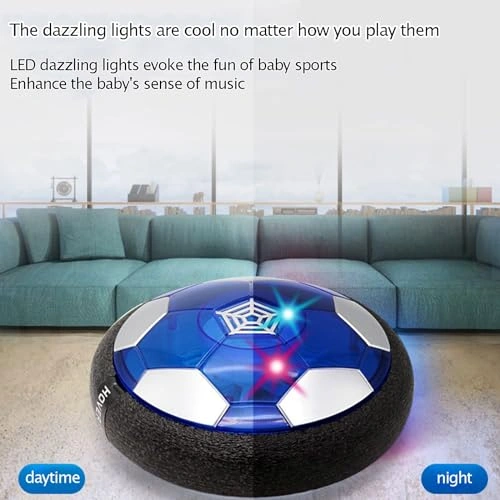 كرة قدم طافية للأطفال بضوء LED