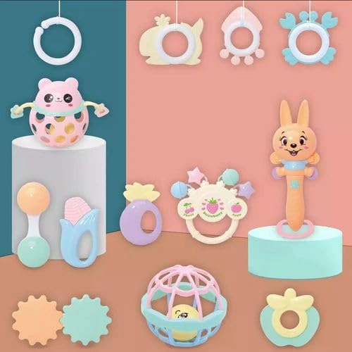 خشخيشات أطفال مطاطية 13 في 1