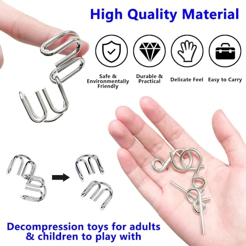 بازل معدني لتنمية الذكاء - 8 قطع