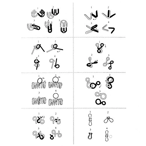 العاب ذكاء معدنية - 8 قطع
