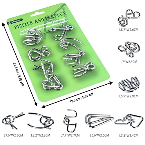 بازل اي كيو معدني ثلاثي الأبعاد - 16 قطعة