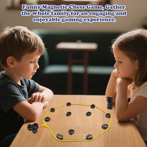 شطرنج مغناطيسي محمول للسفر والعائلة