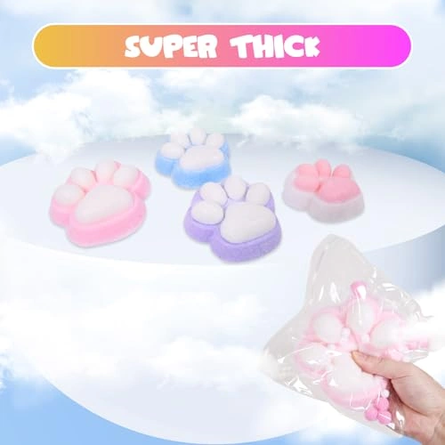 ألعاب سكويشي على شكل مخلب قطة - 2 قطعة