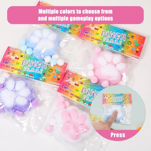 كرة ضغط لتخفيف التوتر شكل مخلب قطة - 2 قطعة