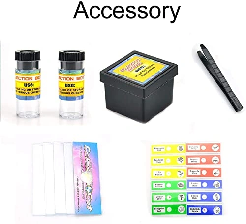 ميكروسكوب تعليمي ثلاثي التكبير - 100X 400X 1200X