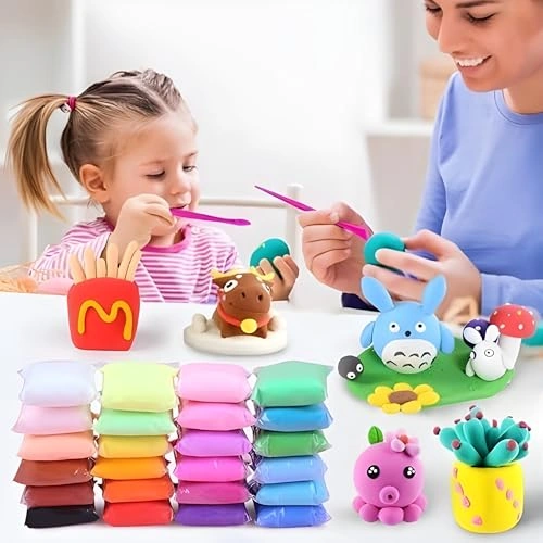 صلصال خفيف يجف بالهواء - 36 قطعة