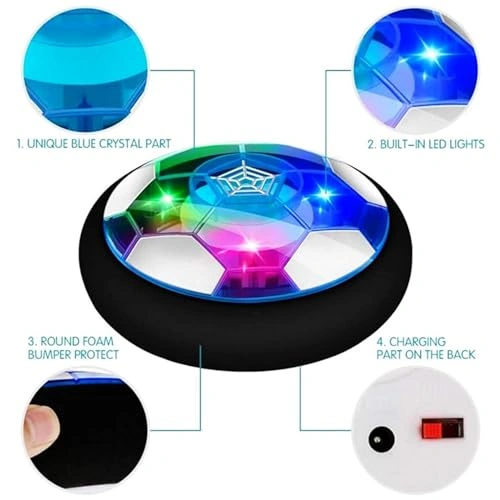 كرة قدم طافية للأطفال بضوء LED