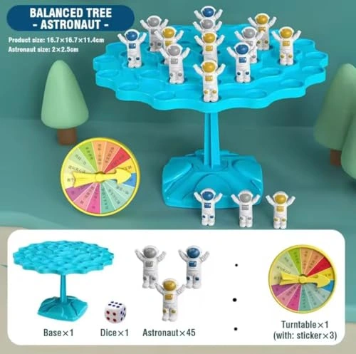 لعبة شجرة توازن رواد الفضاء - 45 قطعة