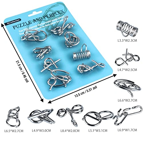 بازل اي كيو معدني ثلاثي الأبعاد - 16 قطعة