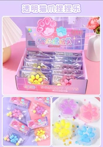 ألعاب سكويشي على شكل مخلب قطة - قطعة واحدة