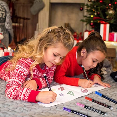 أقلام جليتر سحرية للبنات - 12 لون