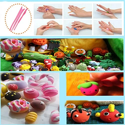 صلصال كريتوي فائق الخفة 5D - 12 لون