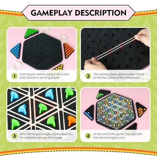 تريجل جيم لعبة شطرنج مع أوتاد