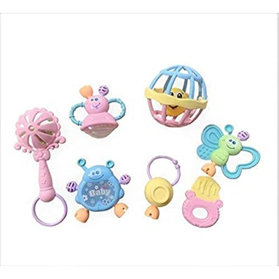 خشخيشات أطفال - 7 قطع - متعددة الالوان