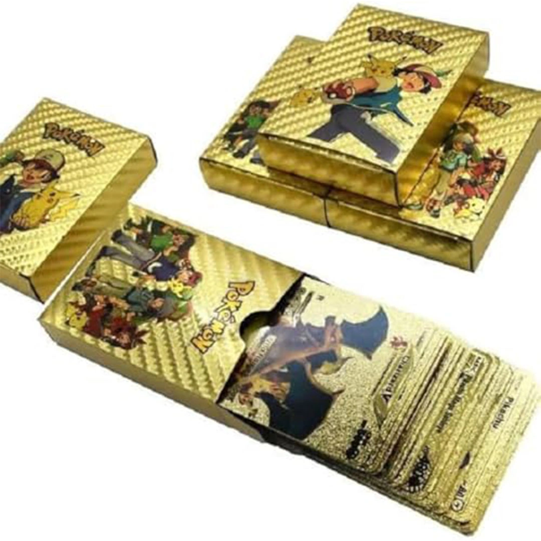 Golden Pokemon Trading Cards - 25 VMAX & GX Pack
