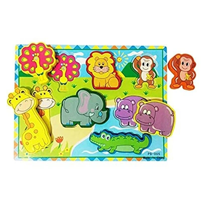 بازل مجسم حيوانات الغابة