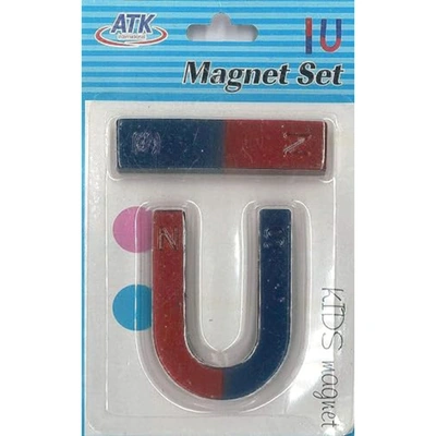 مغناطيس أحمر كبير - قطعتين