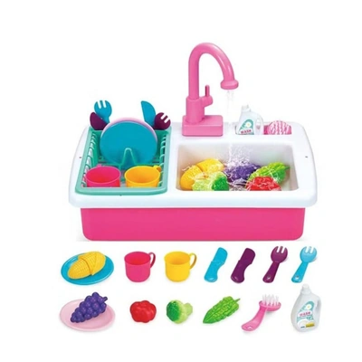 لعبة حوض المطبخ للاطفال - ألوان متنوعة