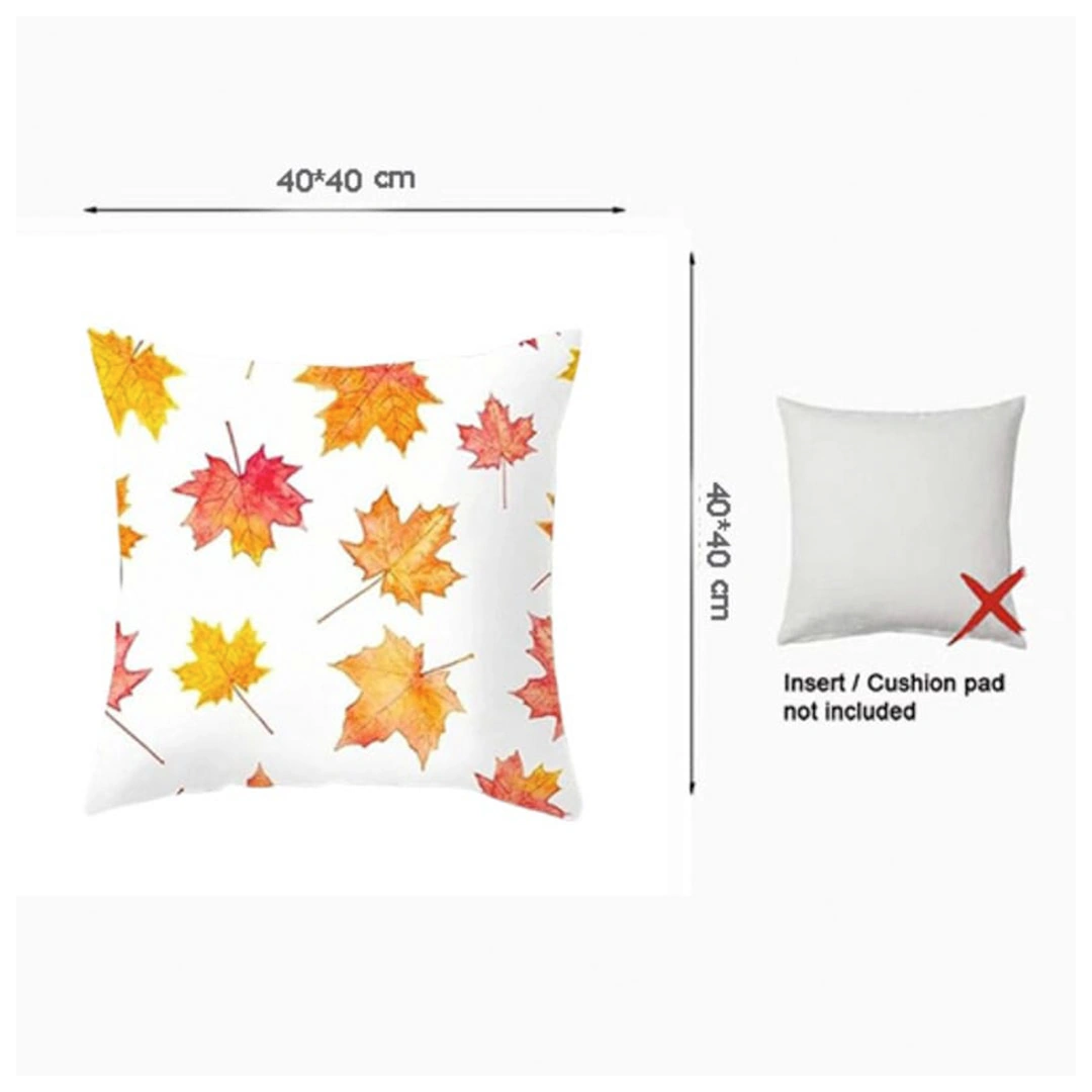 سنوز كوشن مخدة - 4 قطع - 40*40 سم - تصميم خريفي
