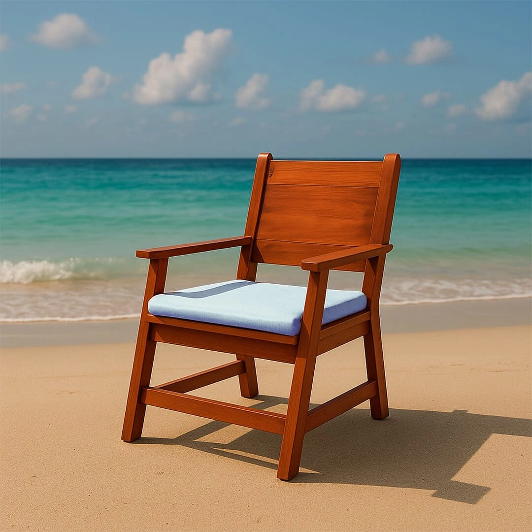 سنوز كوشن كرسي- يدعم المقعد و الظهر - تصميم بالم بيتش