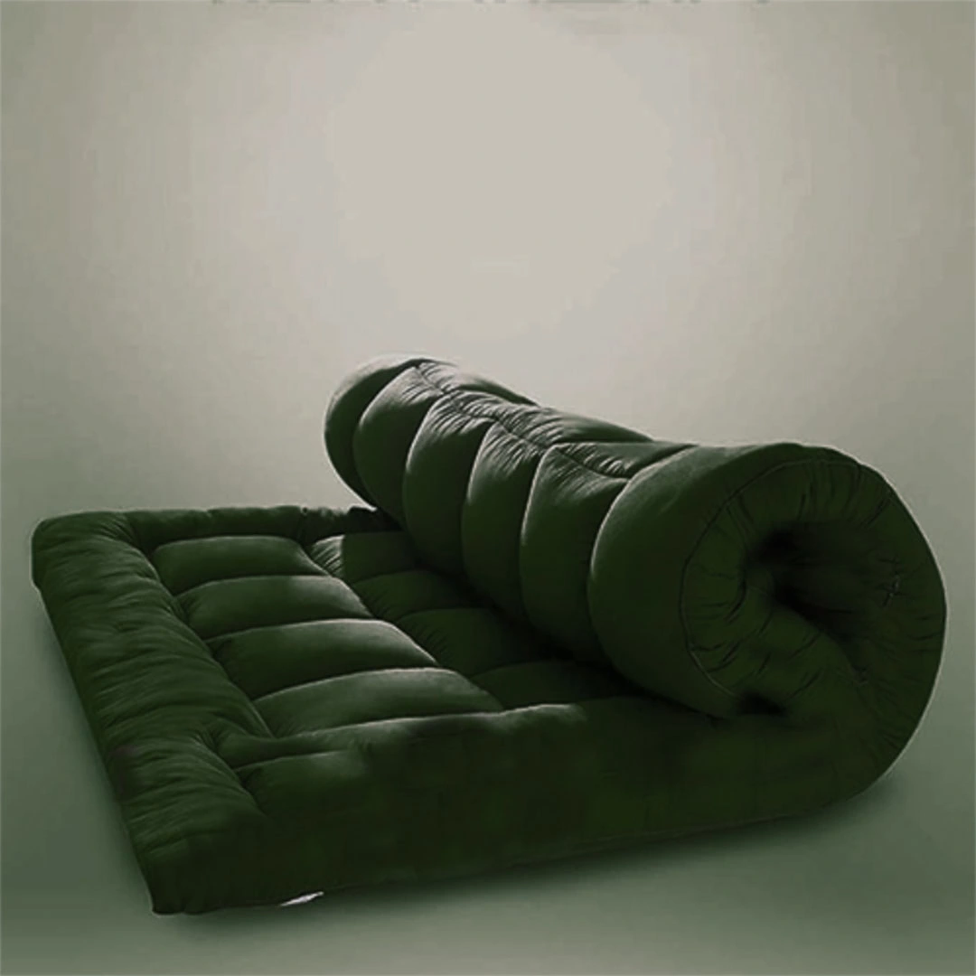 مرتبة تطرية طيبه - أخضر غامق - مقاس 160×200 سم