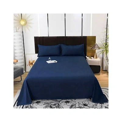 طقم ملاية عاديه من سنوز - أزرق غامق - 220*235 سم - 3 قطع