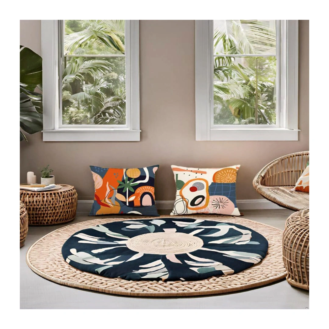 سنوز كوشن مخدة - 4 قطع - 40*40 سم - تصميم بوهو