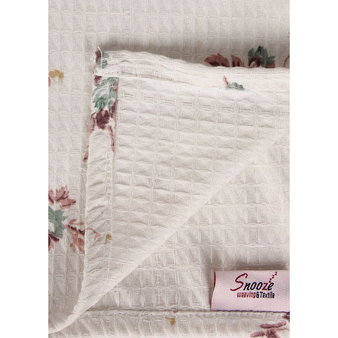 غطاء سرير صيفي مطبوع - 160*235 سم - تصميم جاردينيا