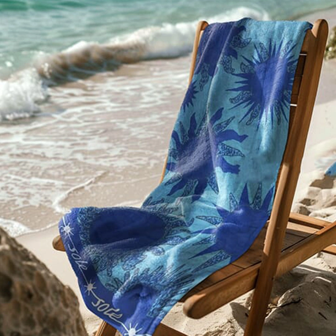 بشكير بحر قطن سنوز - 170×90 سم - تصميم صني