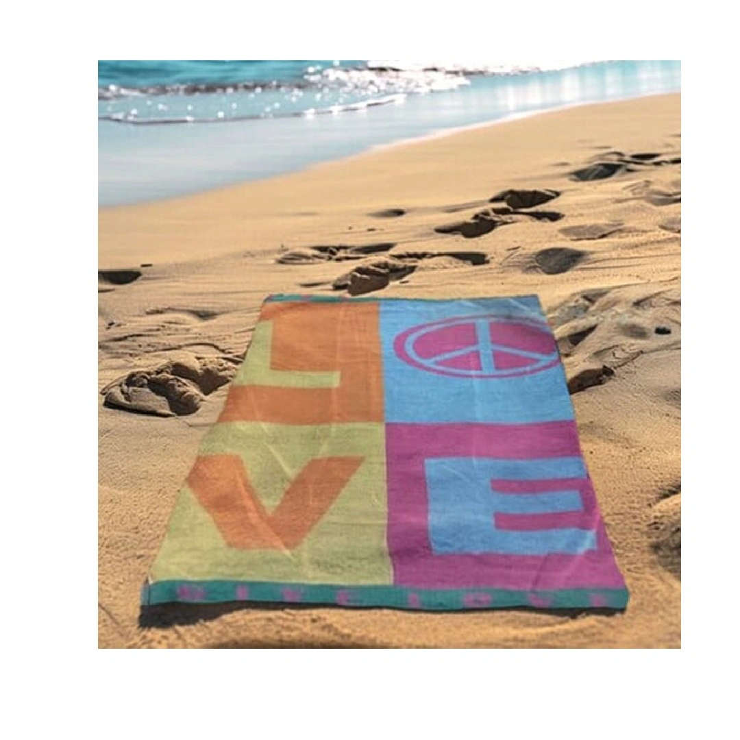 بشكير بحر قطن سنوز - 170×90 سم - تصميم لاف