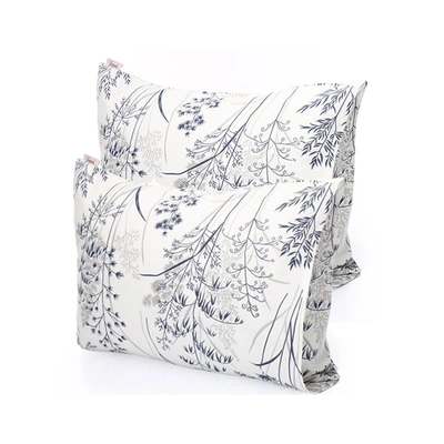 طقم أكياس وسادة - قطعتين - 50/70 سم - تصميم بريز بلو