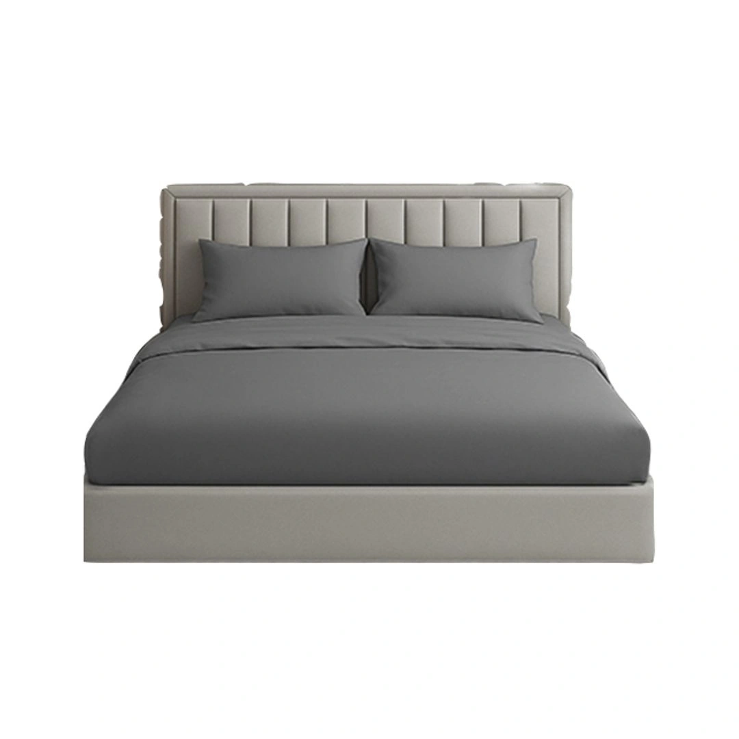 طقم ملاية بأستيك 3 قطع من سنوز - رمادى - 180*200سم