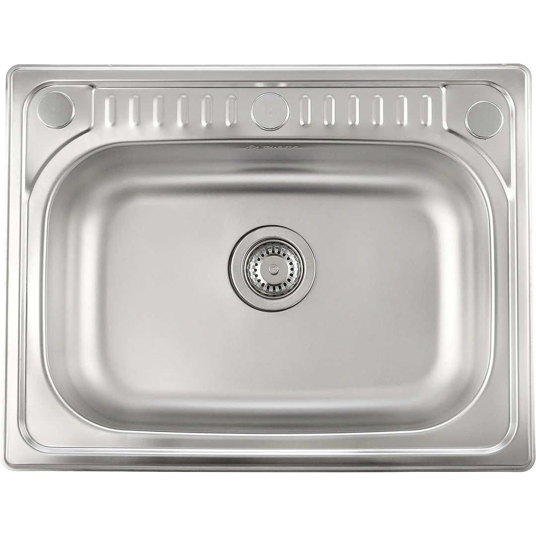 حوض مطبخ من الستانلس ستيل  بلازا - 51*66