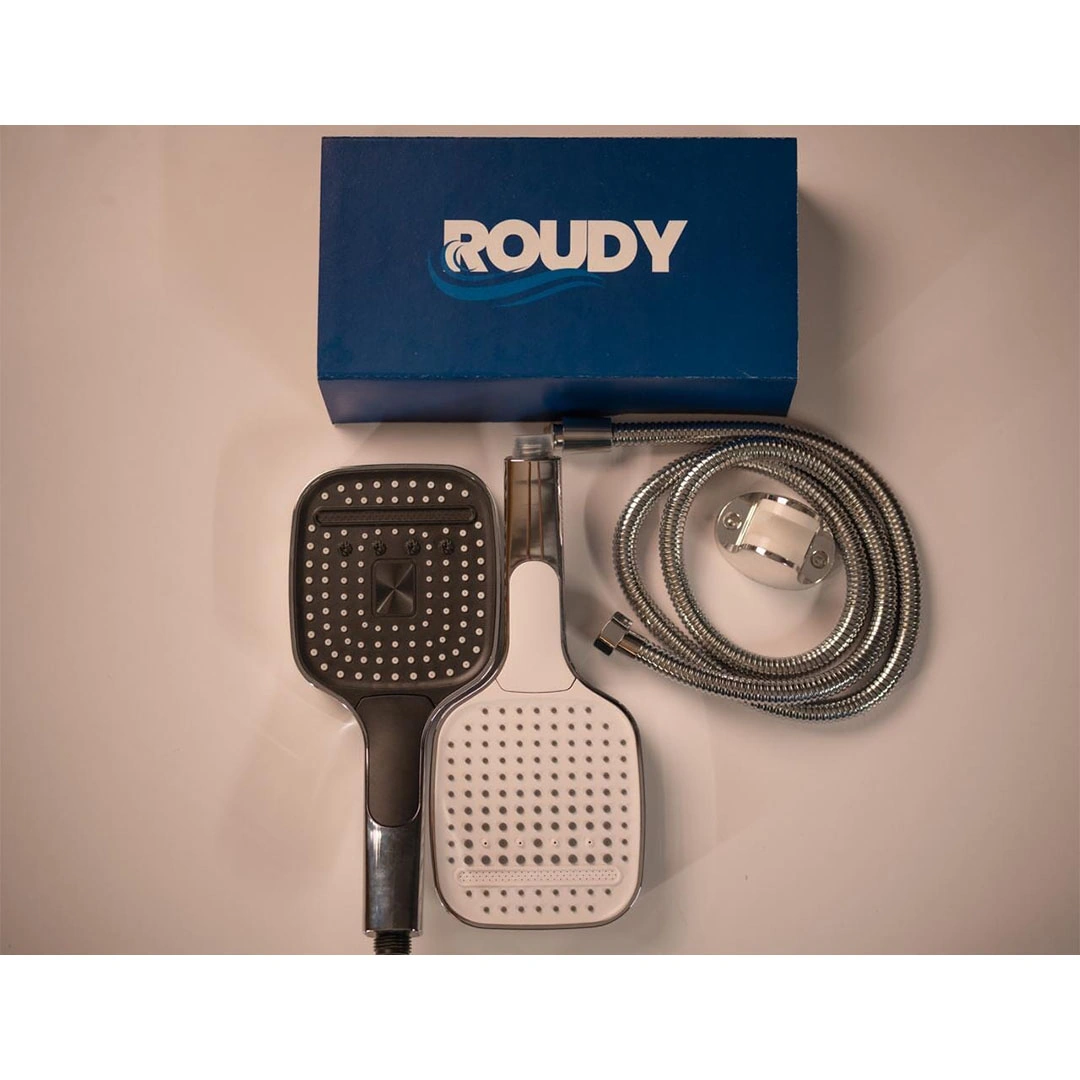 سماعة دش رودي - 3 قطع - فضي