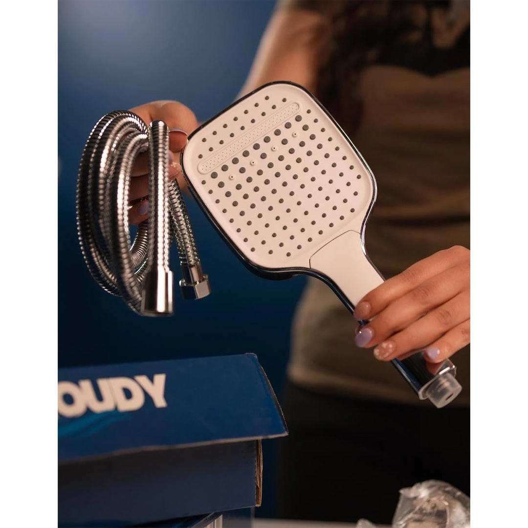 سماعة دش رودي - 3 قطع - فضي