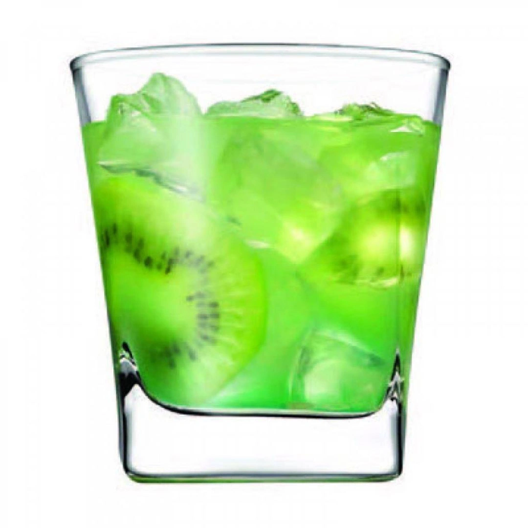 طقم كوب شاي كاري سادة تركي - زجاج - شفاف - 6 قطع