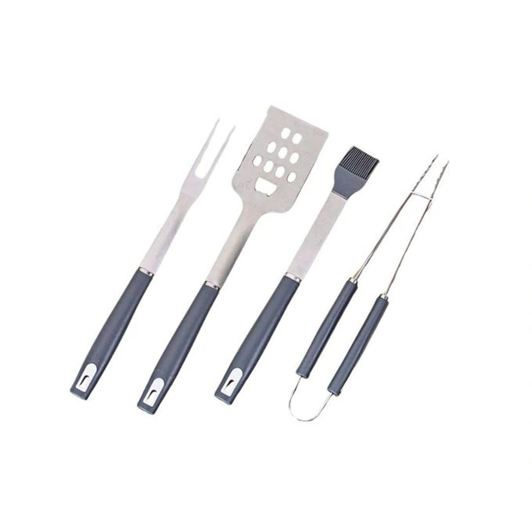 طقم مشاوي ستانلس * بلاستيك - متعدد - 4 قطع