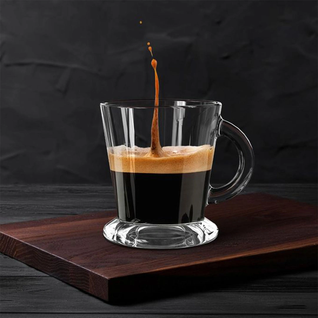 طقم هوة ليتشي - زجاج - شفاف - 6 قطع