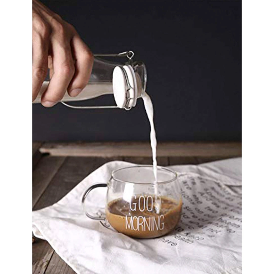 مج قهوة "Good Morning" - شفاف