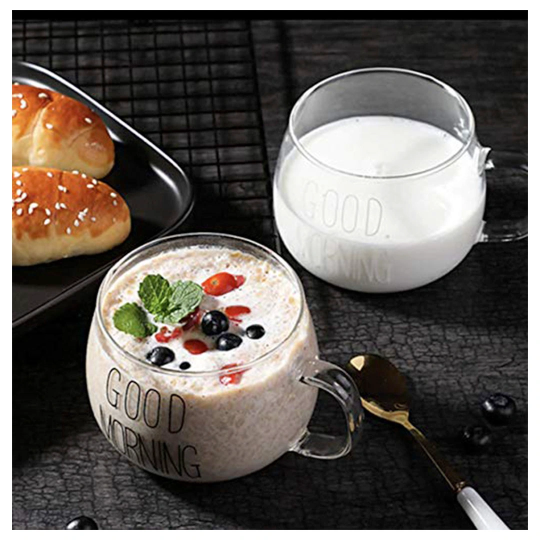 مج قهوة "Good Morning" - شفاف