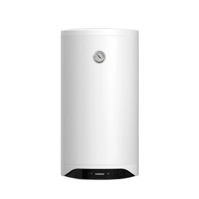 سخان مياه تورنيدو كهرباء - 80 لتر - إينامل لمبة ليد - أبيض - TEEE-80MW